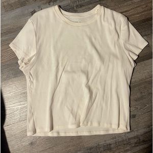 Abercrombie Soft Rib Crop Tee